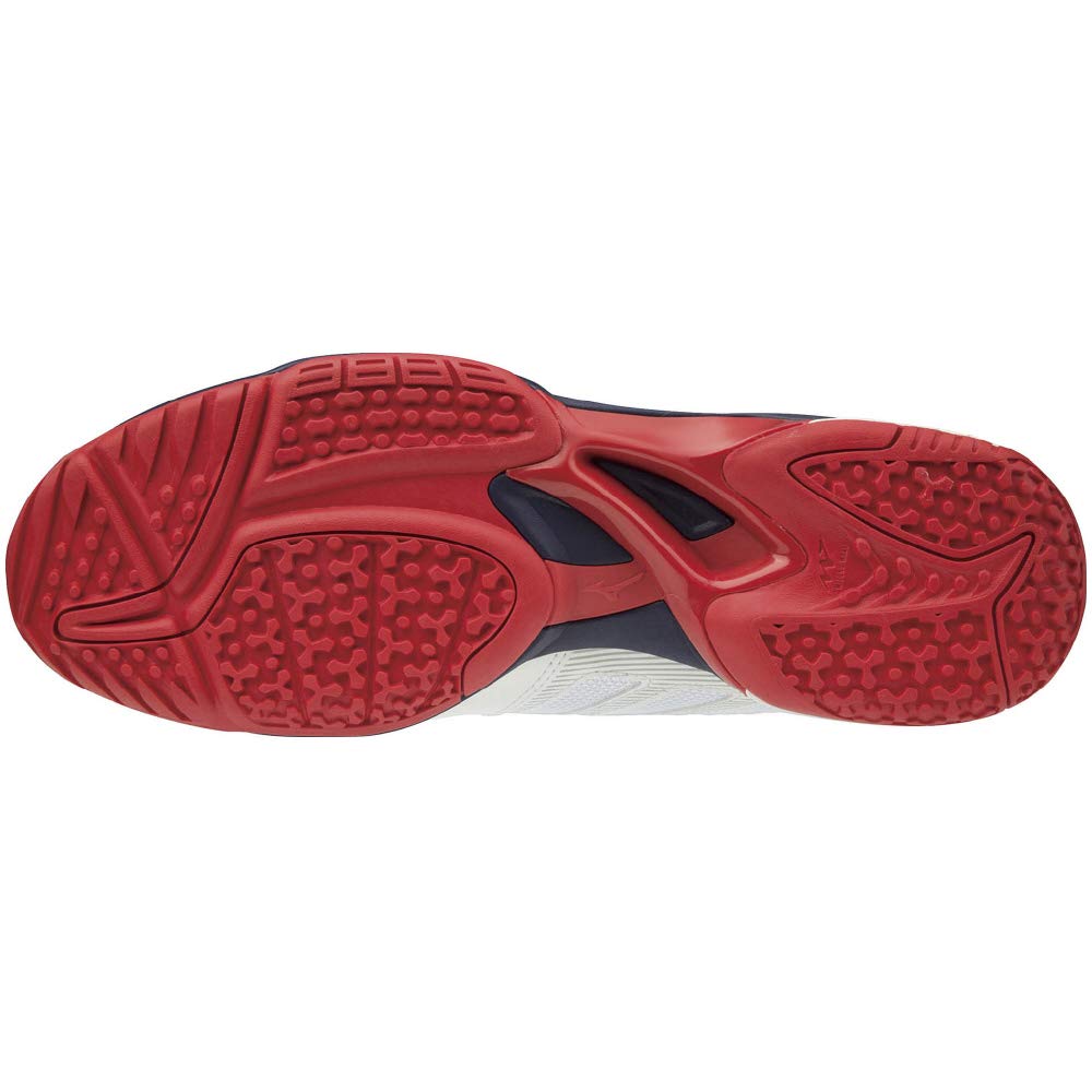 Tennis Shoes Wave Exceed 3 OC White X Navy X Red Cm 2E [Mizuno] 22.5