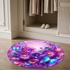1pc home carpet colorful tulip design rug non slip office decor gift living room bedroom