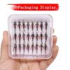 5/10Pcs/Box Brass Fishing Lure Fast Sinking Wire Tungsten Bead Head Nymph Flies For Trout Fly Fishing Lures