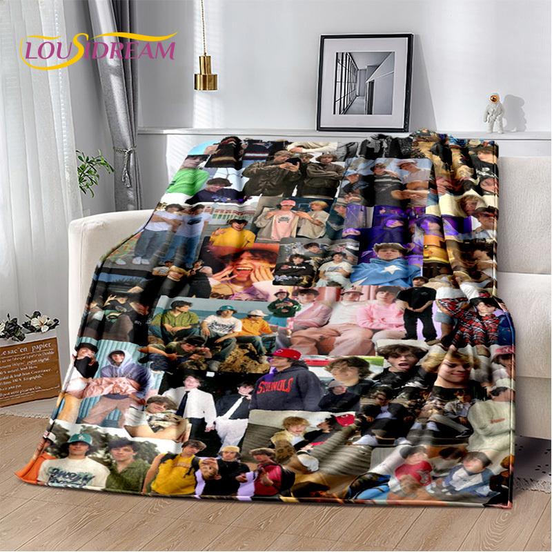 Divertente Coperta dei Tripletti Sturniolo, Matt, Chris, Nick, Morbida Coperta in Flanella per Casa, Camera da Letto, Letto, Divano, Picnic, Ufficio, Tempo Libero, Riposino