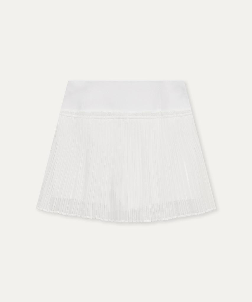 Wilseun Downtown Mesh Pleated Skirt W (2 Colors)