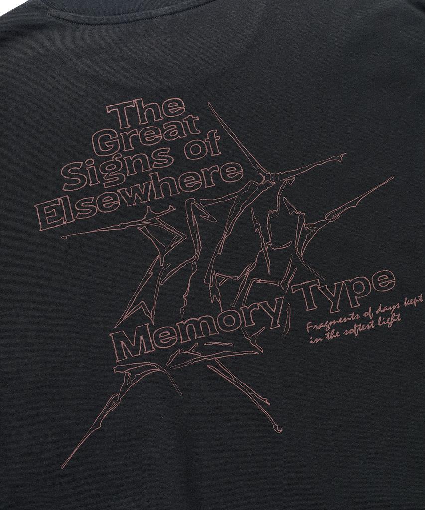 ESFAI Memory Type L/S T-Shirt (Vtg Black)