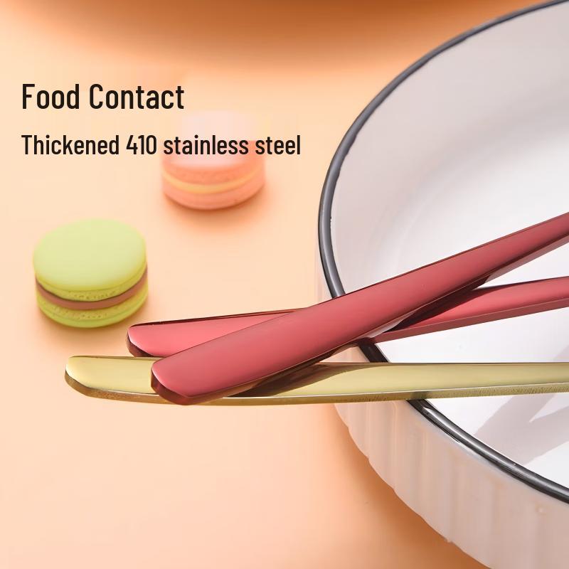 Stainless Steel Long Handle Dessert & Soup Spoon