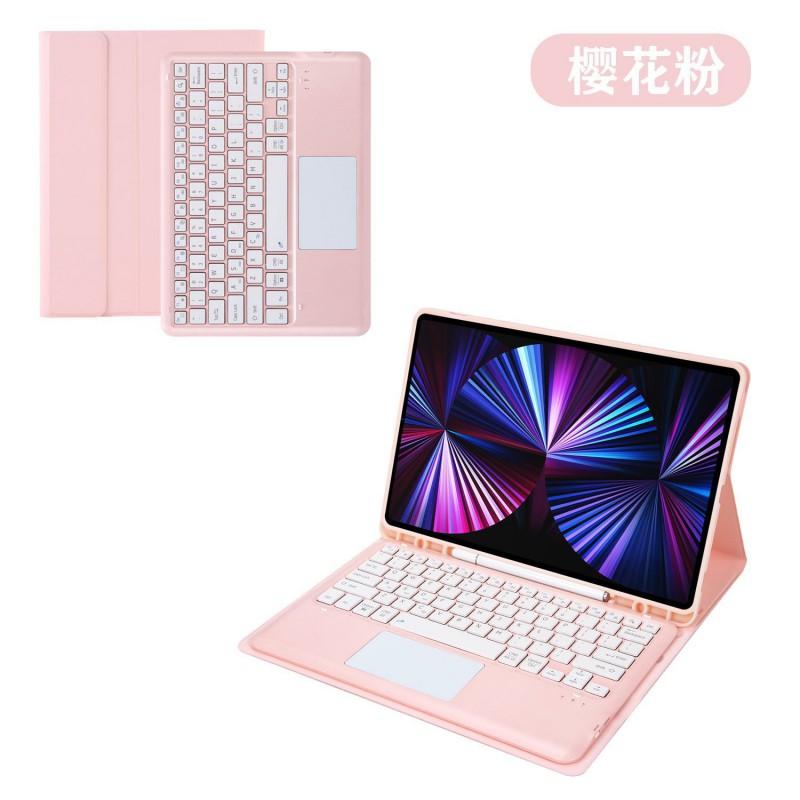 IPad Pro 12.9 Inch Case With Detachable Bluetooth Keyboard Folio Cover TPU Soft Shell Stand Anti-Shock Magnetic Sleep Wake