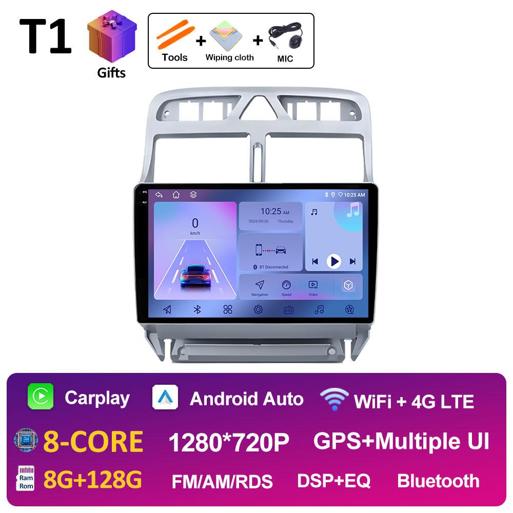 Car Video Audio Multimedia Player For Peugeot 307 307CC 307SW 2002 2003 2004 2005 - 2013 Navigation GPS DSP Stereo Accessories