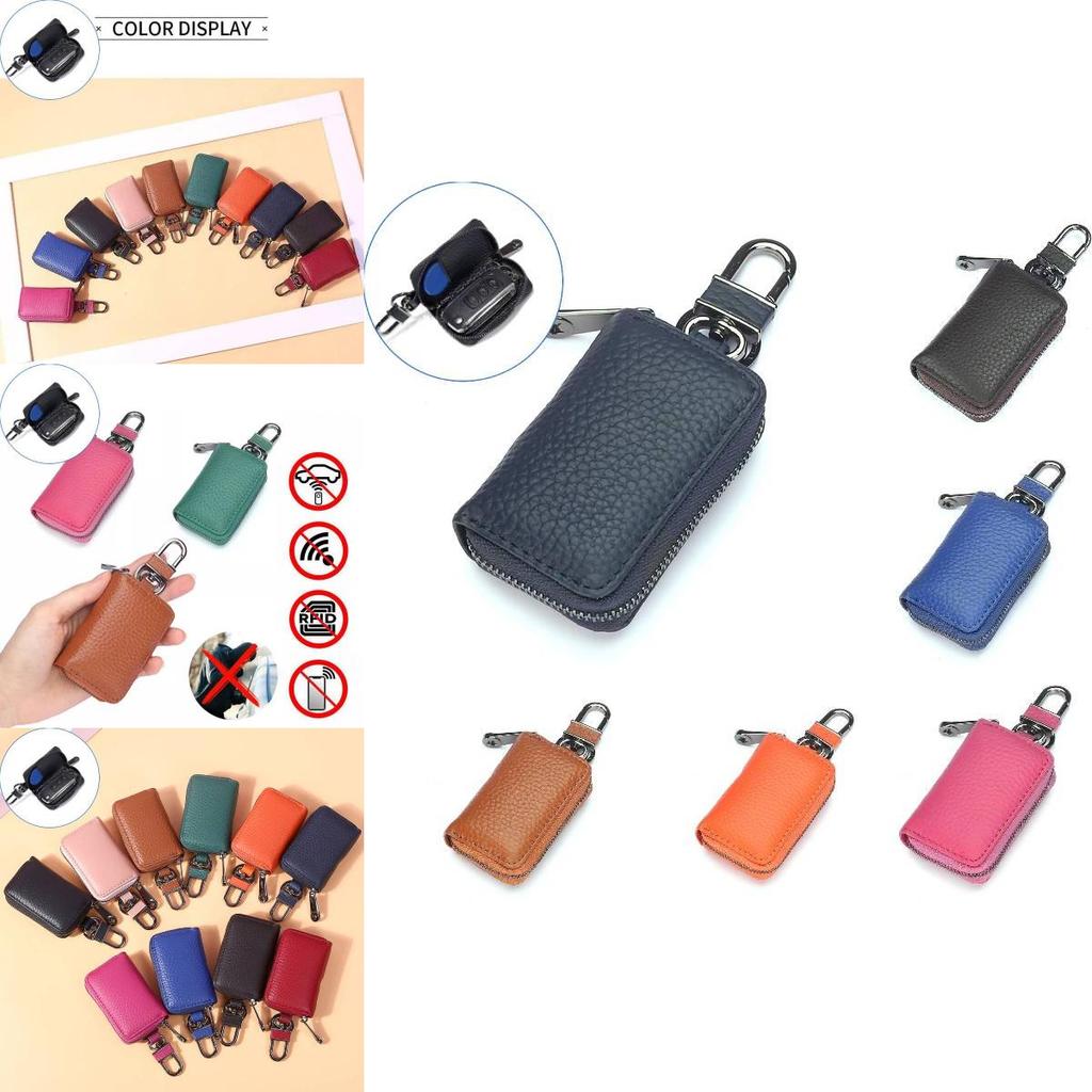 Bolsa de Couro Genuíno da Moda para Homens e Mulheres Acessório Leve e Durável em Várias Cores