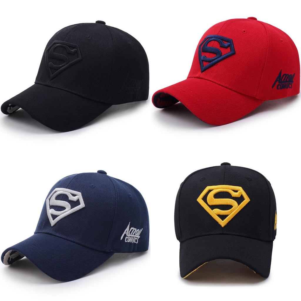 Luxurious Super Hero Cap Superman Snapback Embroidery Hat Unisex Steampunk Design