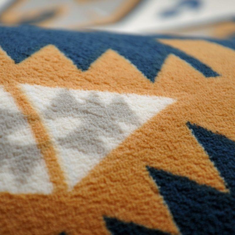 European Style Bedroom Bedside Carpet Living Room Large Area Ins Carpet Blue Coffee Table Mat