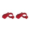 2Pcs  22mm 7/8" Handlebar Motorcycle ATV Rear View Mirror Bracket Mount Adapter Holder Clamp Screw CNC
