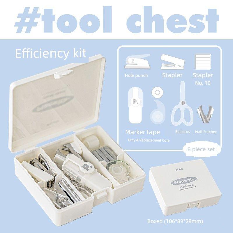 

Planwith Portable Punching Machine Stationery Gift Box white (set of 8)