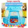 Kids Ocean Ball Pit Pool Toys Outdoor and Indoor Baby Toy Tents Baby Girls Fairy House Playhut Tent Princess Play Tents