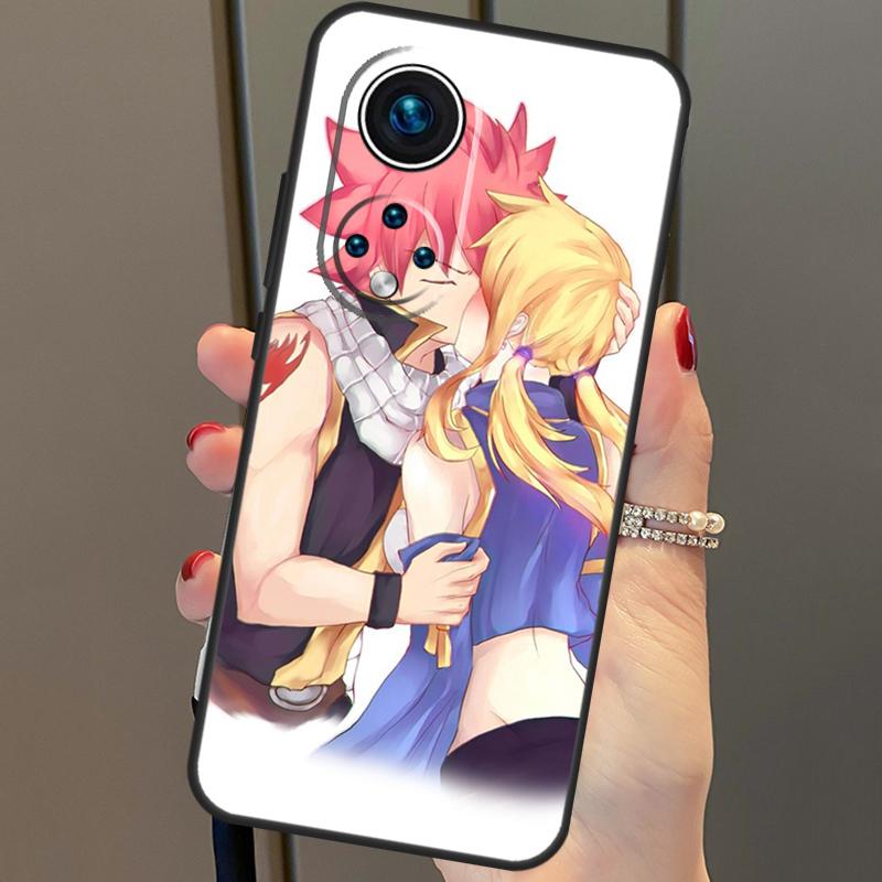 Fairy Tail Erza Natsu Lucy For Huawei P40 Lite P20 P30 Pro Nova 9 Nova 5T P Smart 2019 Case For Honor 50 8X 9X 10i