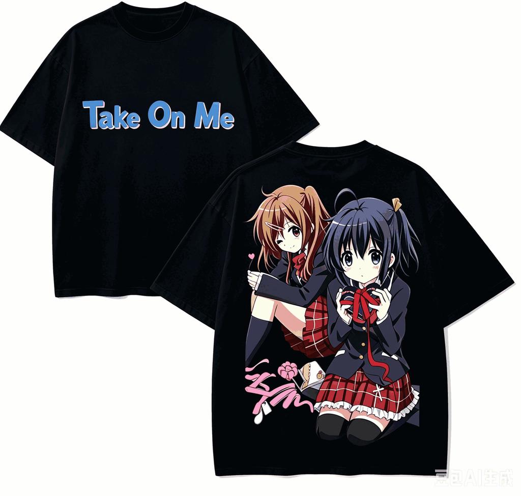 Love Chunibyo Other Delusions Anime Lover TShirt Harajuku Cotton NewModel High Street Retro Fashion Oversized Unisex Soft