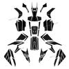 adv350 2025 Tank Pad Sticker Motorcycle Accessories For ADV 350 Fuel Tank Protection 3D Gel Decals 2022 2023 2024