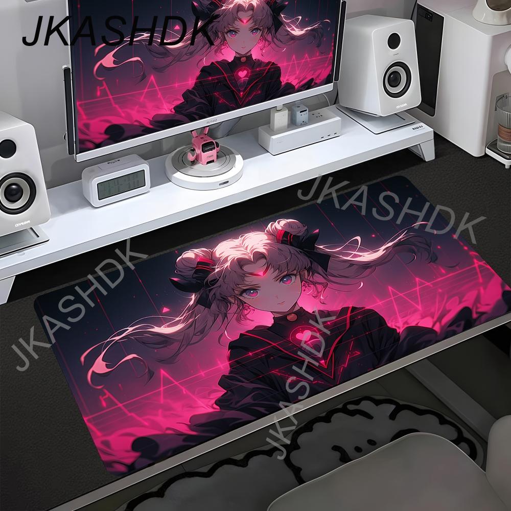 Anime Mouse Pad Deskmat Nonslip Large Keyboard Computer Desk Pad and Coaster for Gamers PC Carpet SSailor Moons Mousepad