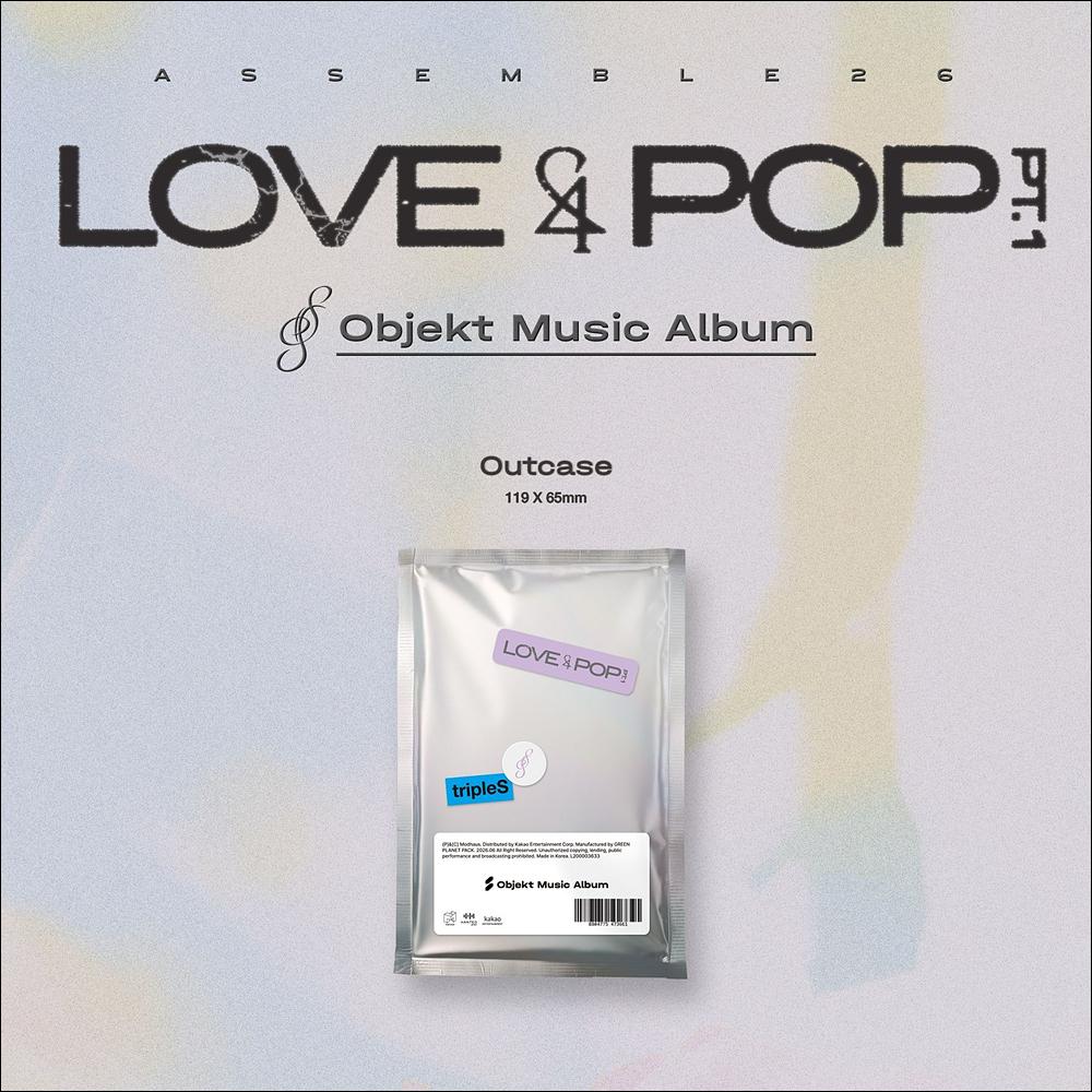 [Pre-order] tripleS [LOVE&POP] Pt.1 (Objekt Music Album) + Free Gift