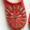 Sequined Babouche Bags Rose L [dear Morocco] // // (24.5 cm)