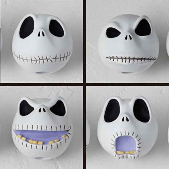 Legacy OF Revoltech JACK SKELLINGTON Luminiscenční lakovaný Jack Skellington 185 mm Malovaný akční figurka Ver. Cca. ABS a PVC