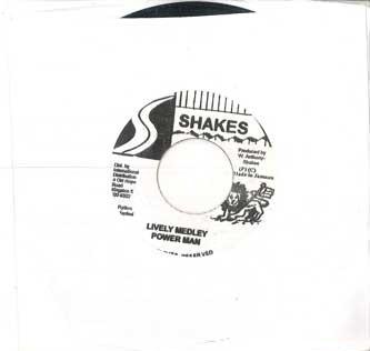 

7inch Record POWER MAN - Lively Medley NONE SHAKES Jamaica Reggae, Ska & Dub Used