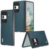 For Honor Magic Vs3 5G Case Genuine Cow Leather Coated Hard PC Phone Cover