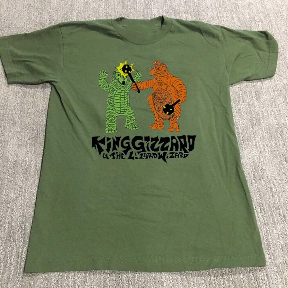 

King Gizzard and the Lizard Wizard Cotton Green S to 5XL Shirt Unisex T-Shirt S