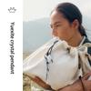 EverToner Braided Rope Keychain for Women Leather Songmont mountain with Matsuyu stone crysta Purse Keys Backpack Pendant