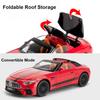 Scale 1:22 SL63 NA1 Model Toy Car Alloy Diecast Light Sound Pull Back Doors Opened Miniature Sports Cars Models Collection Gifts