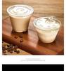 Transparent Mini Milk Tea Disposable Cup with Lid - Small Size for Cold Drinks