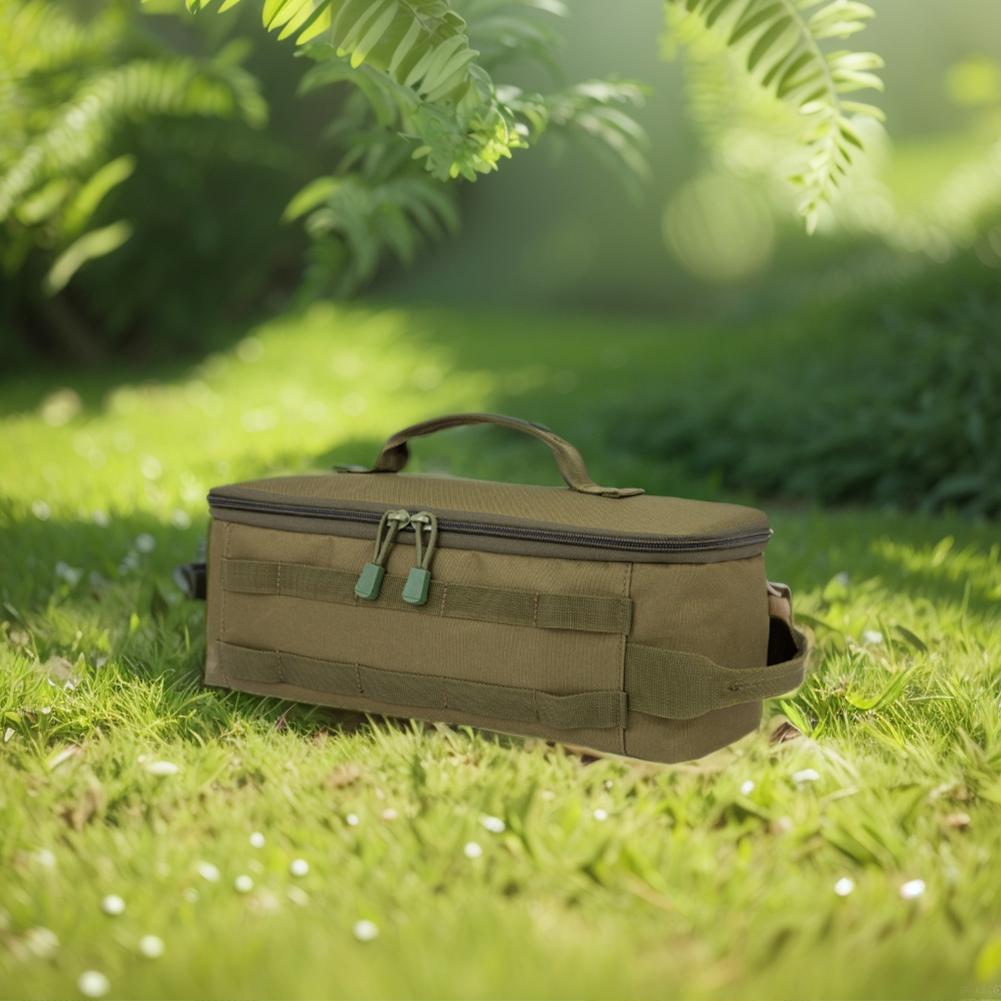 Camping Storage Bag Large Capacity Travel Tableware Handbag Multifunctional Gas Stove Canister Carry Bag for Outdoor Picnic Tool