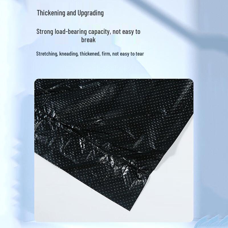 Fengzhi Heavy Duty Black Flat Top Garbage Bags