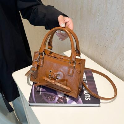 Nuova tendenza personalità borsa a mano retrò bella moda semplice borsa a spalla messenger piccola quadrata