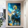 Religious Diamond Painting 5DDIY Cross Embroidered Buddha Statue Elephant Full Round Square Diamond Mosaic Home Decoration