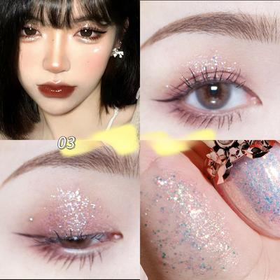 Tekuté oční stíny Diamond Sequin Pearlescent Silkworm Brightening Retro Highlight Eyeshadow