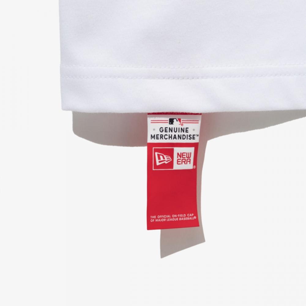 New Era Mlb La Dodgers Line Logo T shirT whiTe 14536490