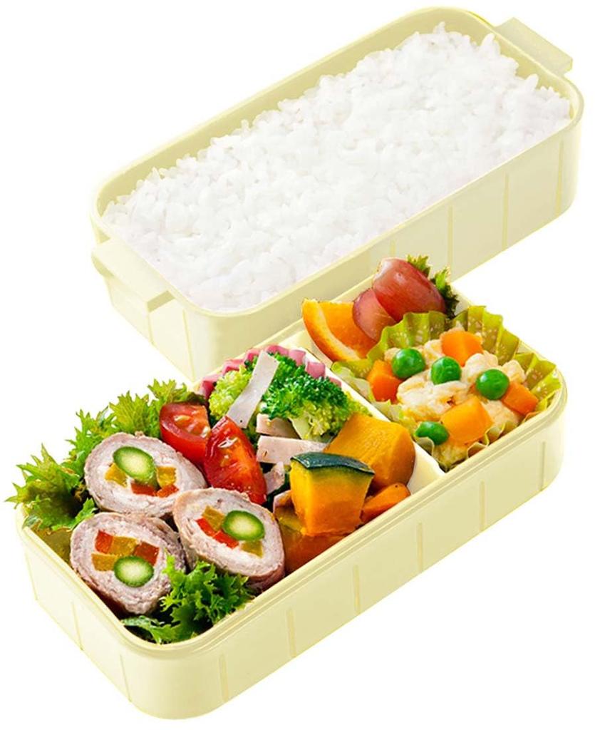 Skater Bento My Neighbor Totoro Studio Made in Box, 600ml, Antibacterial, Two-Tier, Women's, Marching, Ghibli, Japan, YZW3AG-A