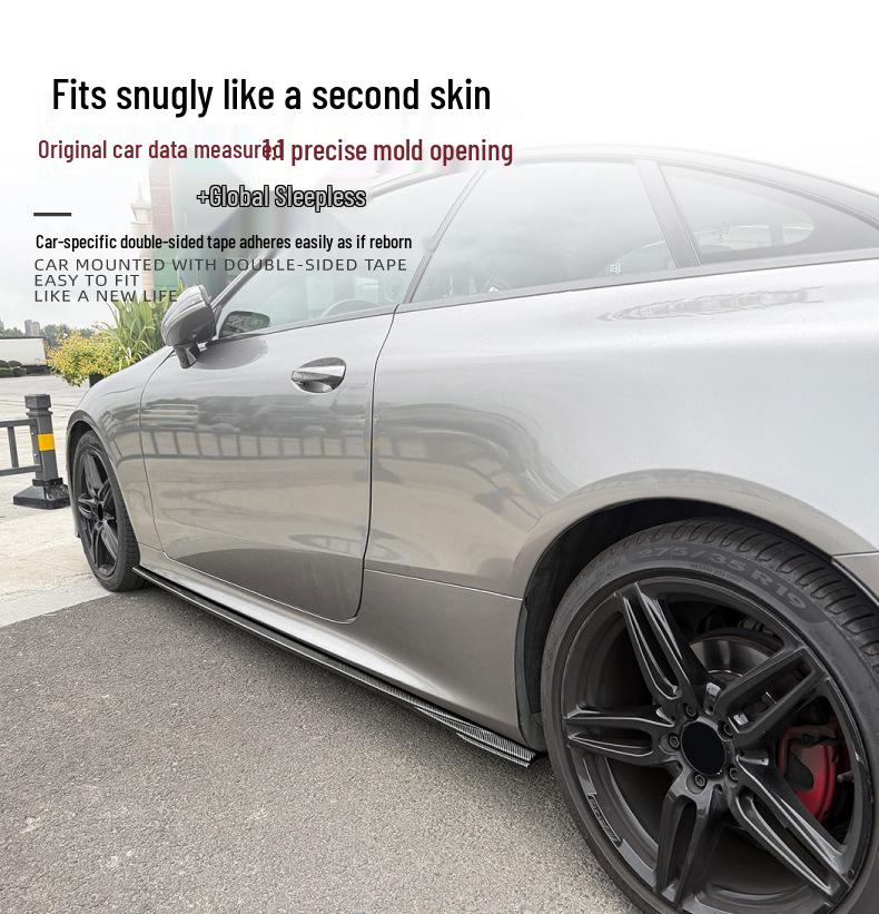Mercedes-Benz E-Class Coupe C238 AMG Line 2016-2023 Side Skirts & Spoilers Body Kit