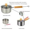 Deep Fryer Set Nonstick Small Deep Fryer Pot for Frying Cooking French Fries Oil Fryer Pot Set With Handle Oil Filter Strainer