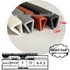 High-Temp Resistant Silicone U-Shaped Edge Seal Strip for Fiberglass Panel - Dustproof & Anti-Collision.