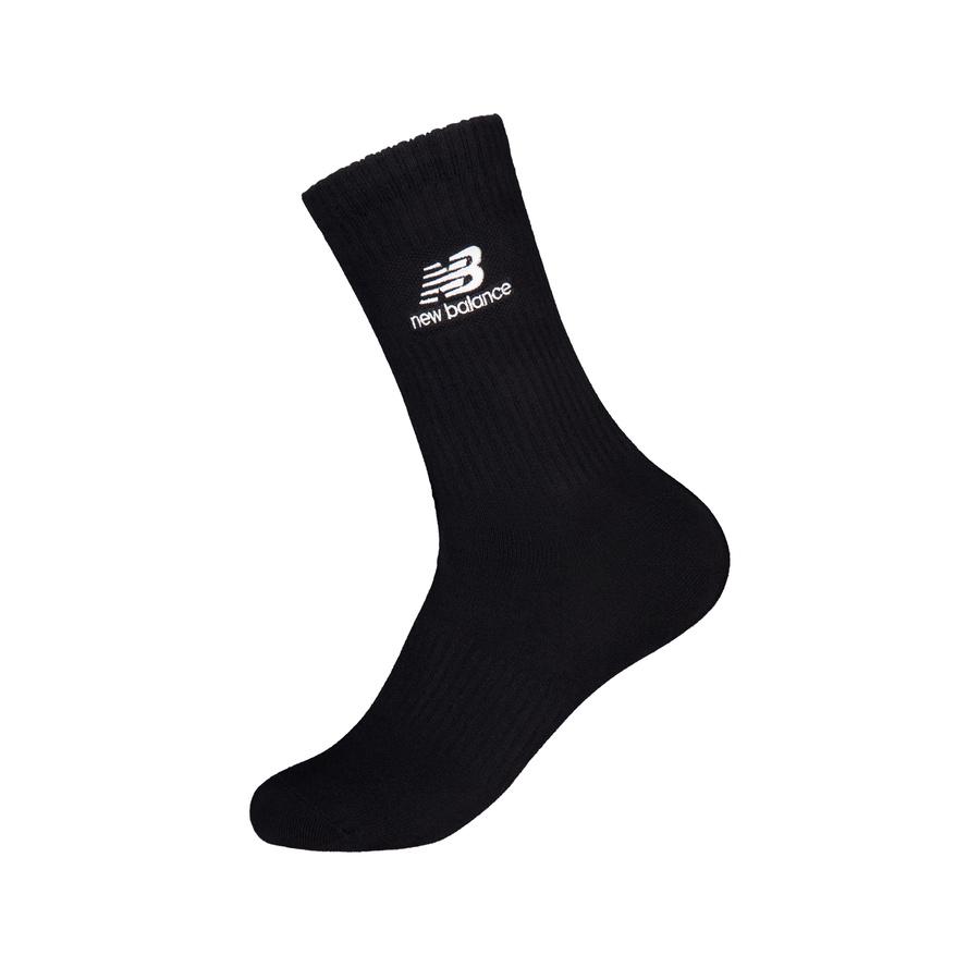 New Balance Crew Socks Unisex 1 Pack Black LAS44402-BK M