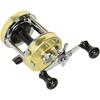 Abu Garcia Ambassadeur 6500CS Rocket Champagne Gold Mâner Dublu Reel Rotund Topwater pentru Somn Dreptaci Șrapăn, Cap de Șarpe,