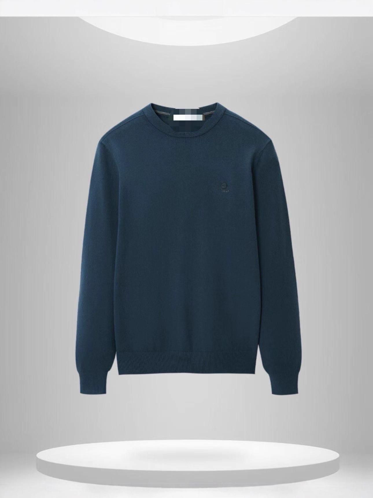 Sea Brand Clearance: New High-Quality Sheep Wool Sweater! 170 озеро синий