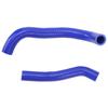 2PCS Silicone Radiator Coolant Hose Kit Sealed Leak Proof Replacement For Arctic Cat DVX‑400 2007 To 2008 Blue