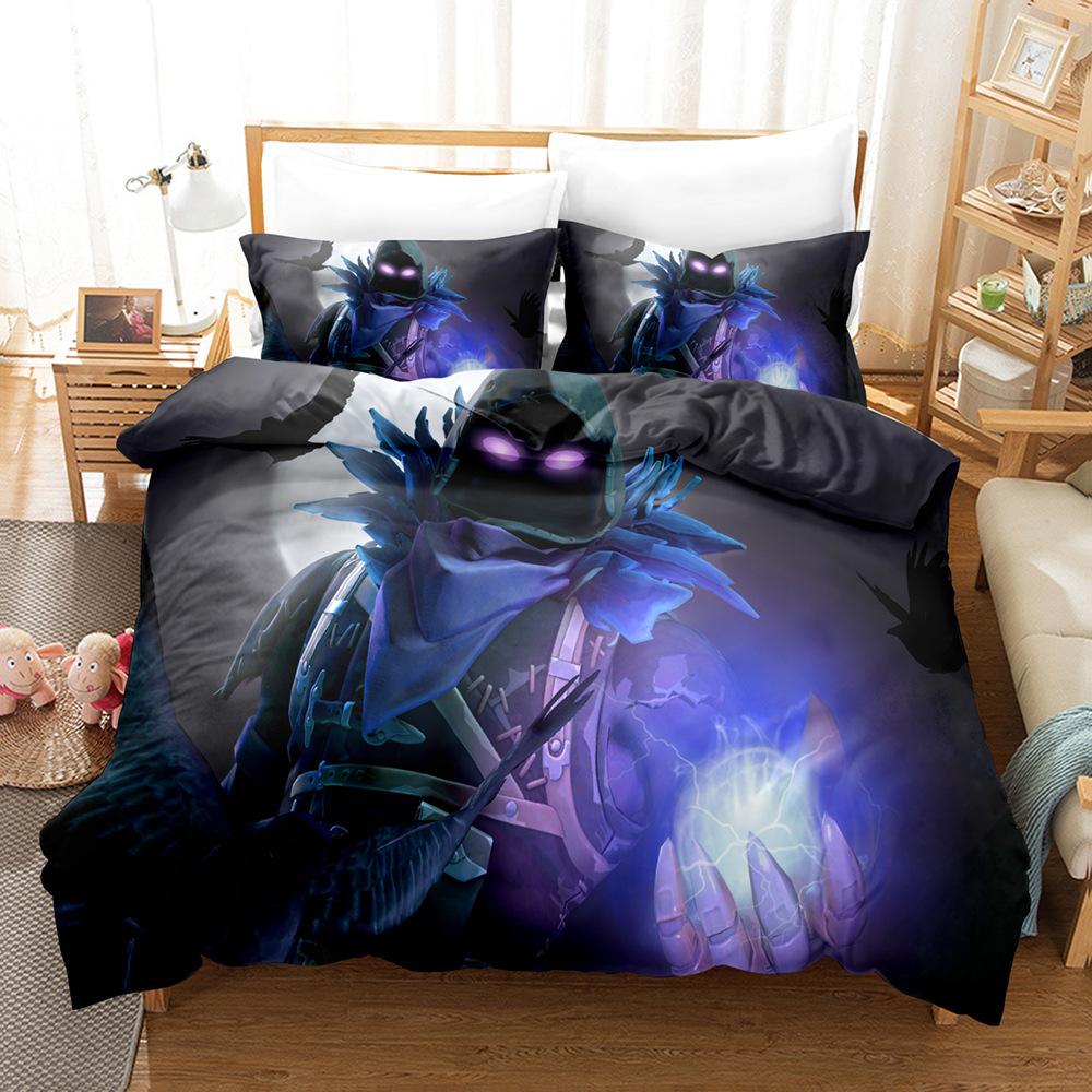 

Digital Printing Fortnite Bedding Three-Piece Set Plus Printing Four-Piece Set 150 * 200 three-piece set