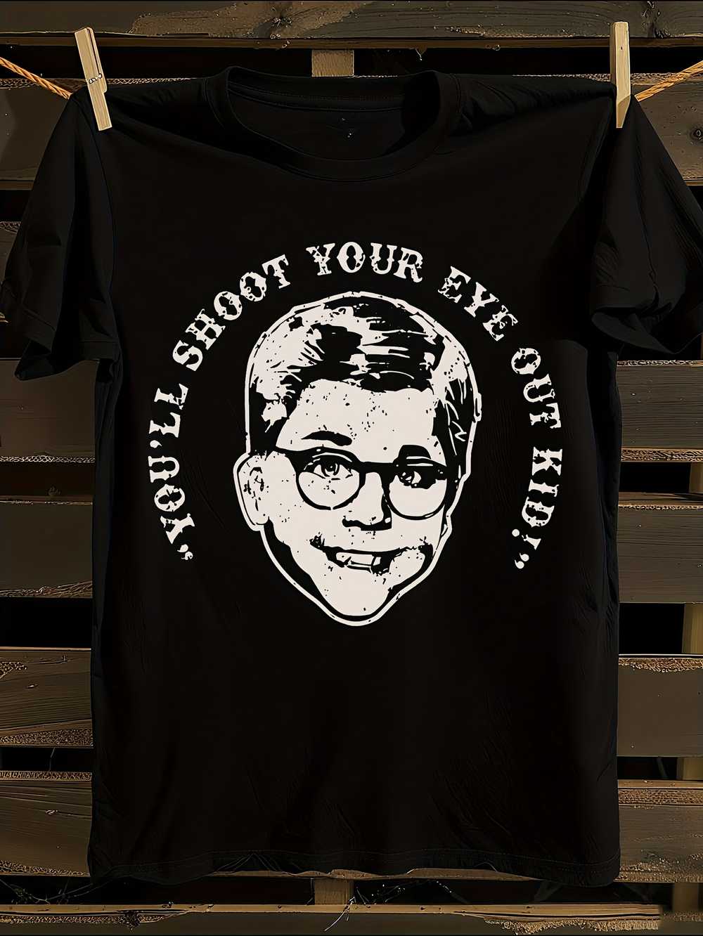 

A Christmas Story Movie T-Shirt Mens Tshirt Womens Tshirts with Letters Print Short Sleeves T-Shirt Casual Street Tee Shirt Top XXXL