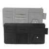 Car Sun Visor Clip Organizer Auto Interior Accessories Storage Pocket Pouch PU Leather Cards Receipts Pouch Black/Grey/Beige