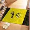 Borussia Dortmund Floor Mat Perfect For Foyer Hallway Decorate Room Playrooms Antislip Rug Decorate Offices