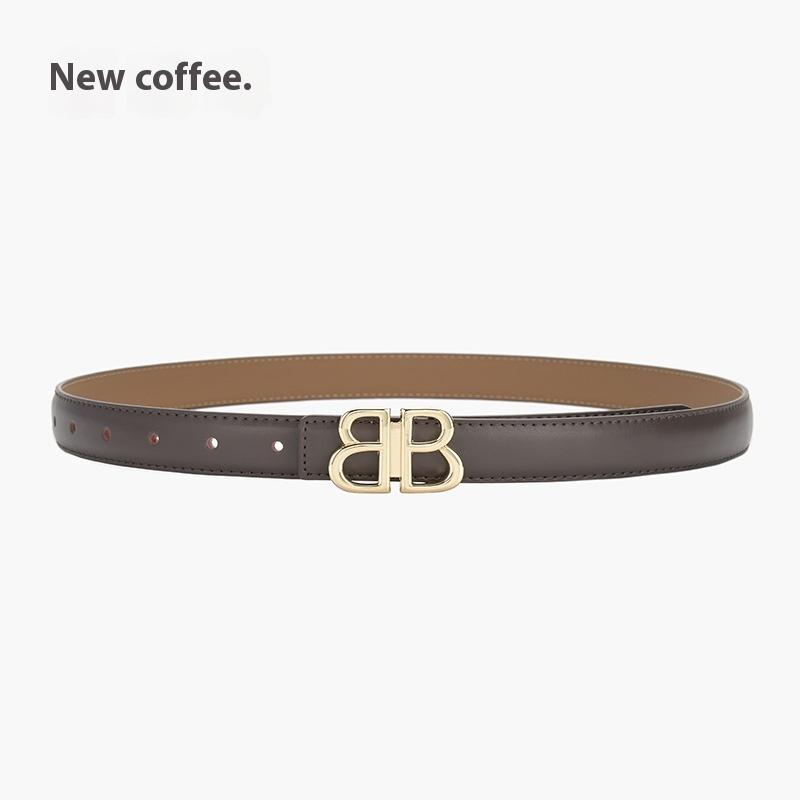 

Ремень женский простой универсальный модный джинсовый декоративный персонализированный кожаный ремень 105cm