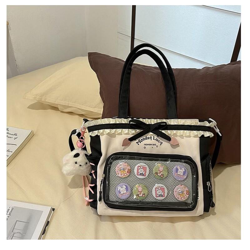 Школьный рюкзак в студенческом стиле для девочек