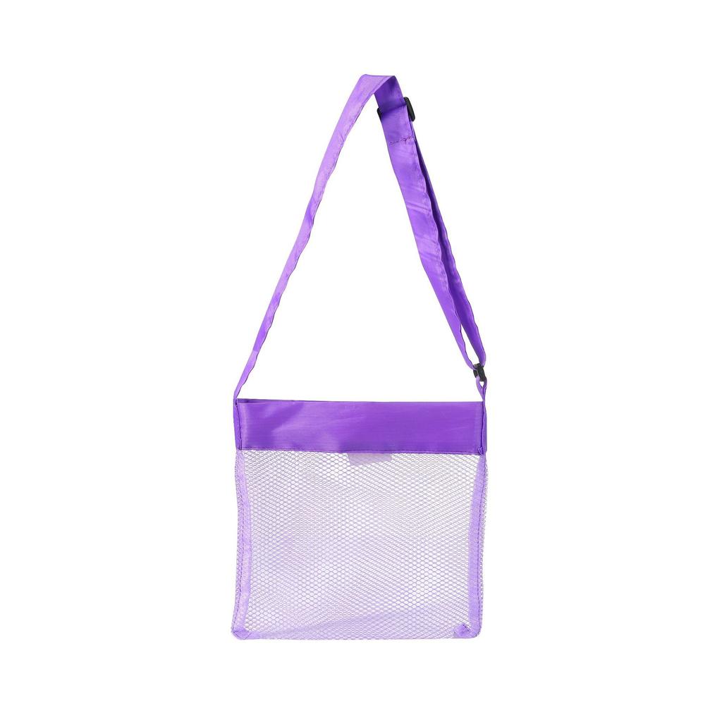 Beach Shell Toy Storage Bag Children's Beach Dredging Tools Storage Bag Buckle Adjustable Mesh Bag Bag Organizer