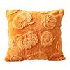 3D Kürbisbezug 45x45 cm - Dekorative quadratische Kissenhülle für Sofa Couch